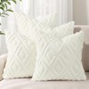 decorUhome Pack of 4 Faux Fur Throw Pillow Covers 18x18,