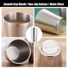 ANZUSY Stainless Steel Cups, 8.8 oz 4 Pack Insulated Metal