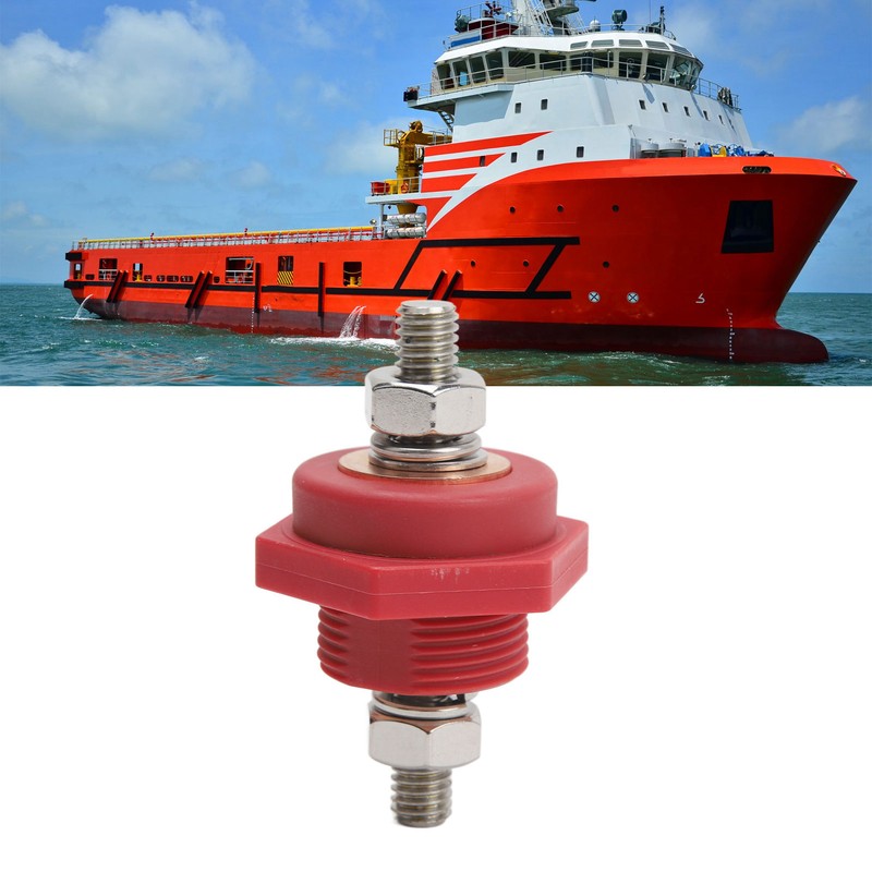 3/8inch Panel Battery Terminal Connectors DC12V Reliable Efficient for Power