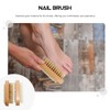 SAFIGLE 2Pcs Wooden Manicure Brush Double Sided Fingernail for Home