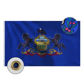Bradford Embroidered Pennsylvania State Flag 3x5 ft