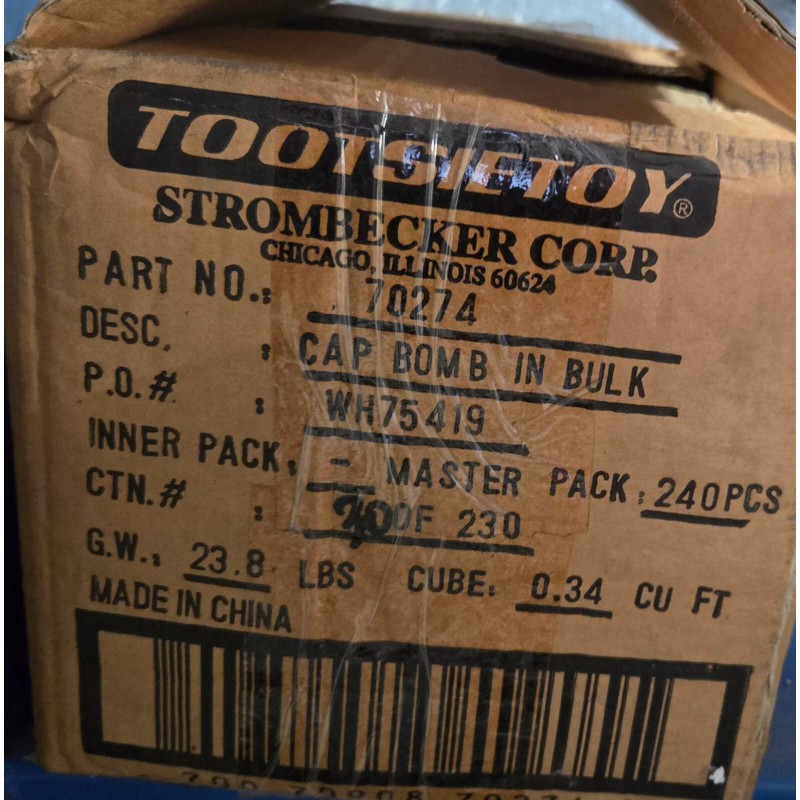 TootsieToy Tootsie Toy Cap Bomb 70274 NEW Old Stock, Buy