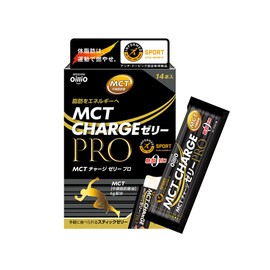 Nissin Olio MCT CHARGE Jelly PRO 7.4 oz (210 g) (15 g x 14 Bottles), Set of 2, Yogle Flavor, Includes Leaflet, Stick Jelly, Energy Supplement