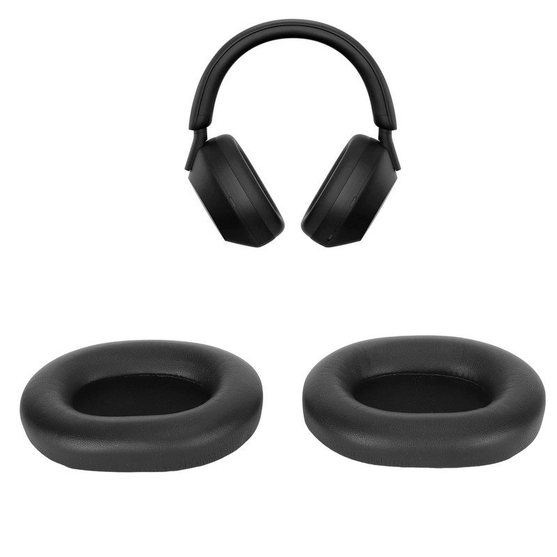 Headphone Ear Pads Protein Leather Noise Insulation Memory Foam Sponge