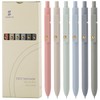 Ddaowanx Gel Pens, 6 Pcs 0.5mm Quick Dry Black Ink