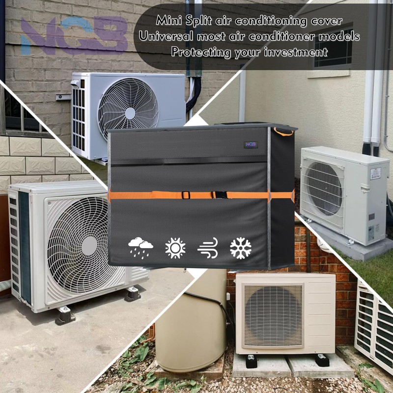 Mini Split Air Conditioner Cover for Outside Units,600D Waterproof Air