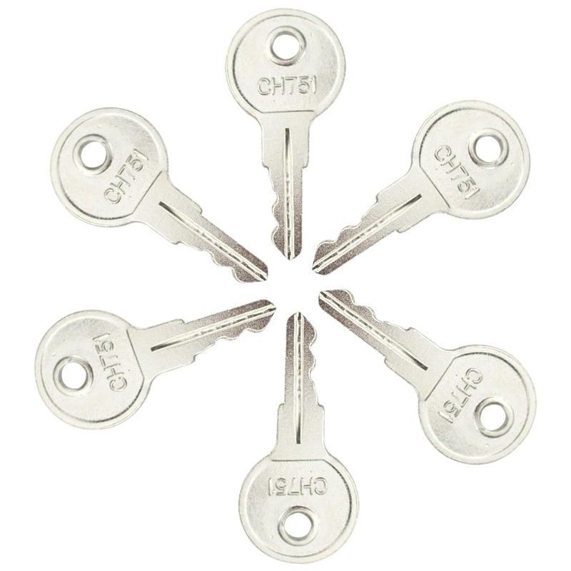 CH751 Keys Replacement for RV Compartments Campers Storage Cabinets Door