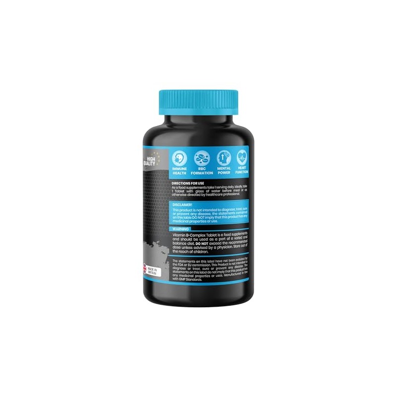 RIPPD Vitamin B Complex 365 Tablets – High Strength Vegan