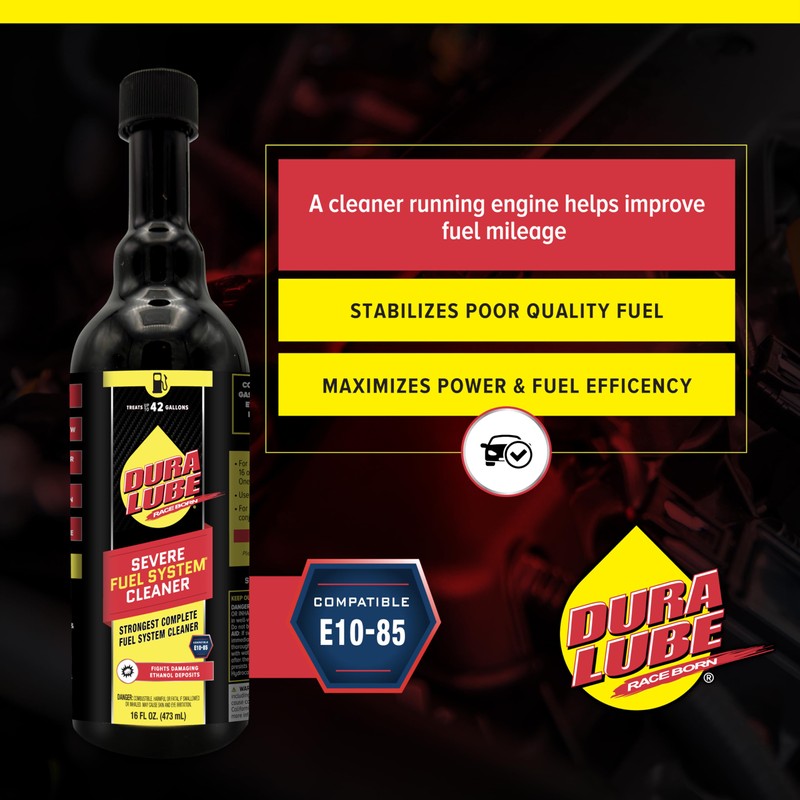 DURA LUBE Severe Fuel System Cleaner | 16 oz., 2-Pack