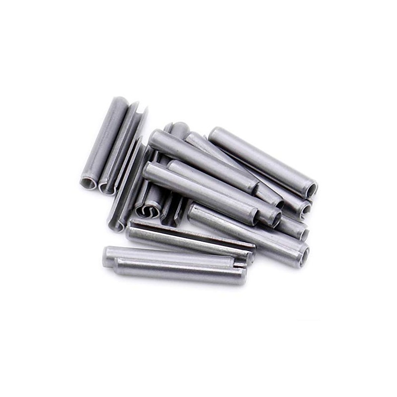 D3 (3mm x 4mm) Slotted Spring Pin (Heavy) - Stainless