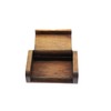 speed mao Stylish Simple Rectangle Toothpick Holder, Brown