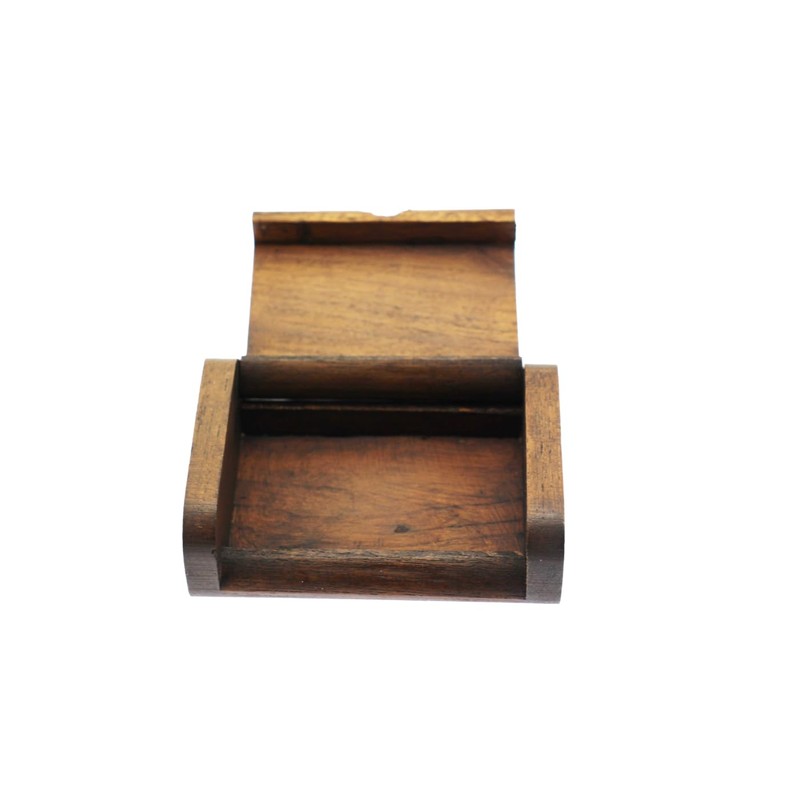 speed mao Stylish Simple Rectangle Toothpick Holder, Brown