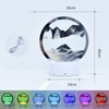Sand Painting Table Lamp 7 Color 3D Hourglass Table Lamp