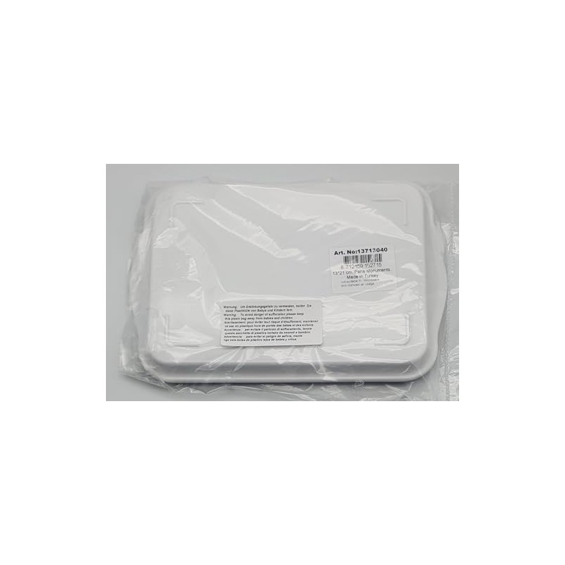 Paris Monuments Melamine Tray Approx. 13 x 21 cm Coffee,