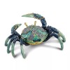 Jere Luxury Giftware, Bejeweled CHESAPEAKE Blue Crab Trinket Box with
