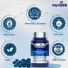 NURTIVE Blue Spirulina Tablets - 250mg per Serving, Phycocyanin Superfood