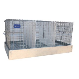 Rabbit Carrier/Transport Cage - 3 Hole (18x30x16)