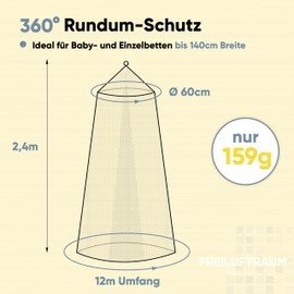 Mosquito Nets for Cots, Single, Double (Round Single, Pink)