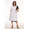 LilMents Long Maxi Cotton Ruffle Apron with Pockets, Small to