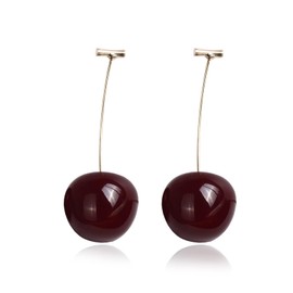 Cherry Earrings for Women Cute Fruit Dangle Earrings Red Fruit Earrings Jewelry Christmas Gifts for Women