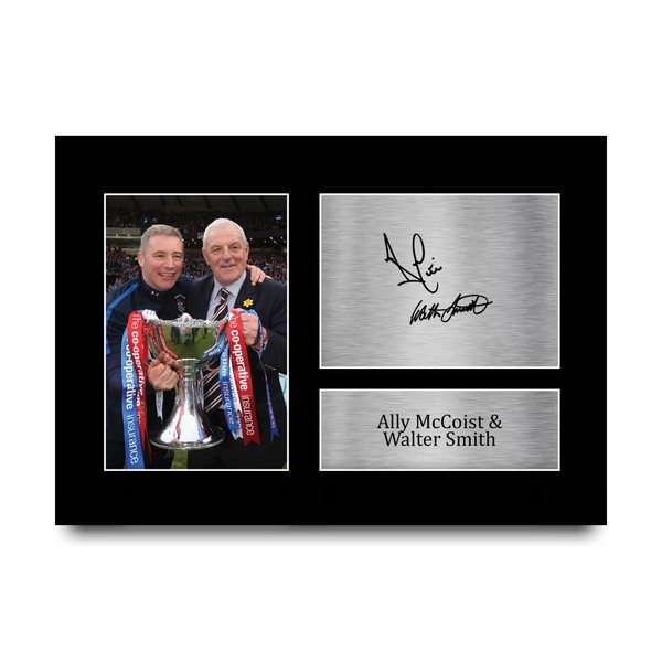 HWC Trading A4 Ally McCoist & Walter Smith Rangers Gifts