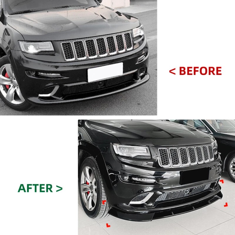 LUC For Jeep Grand Cherokee SRT 14-21 Gloss Black Front