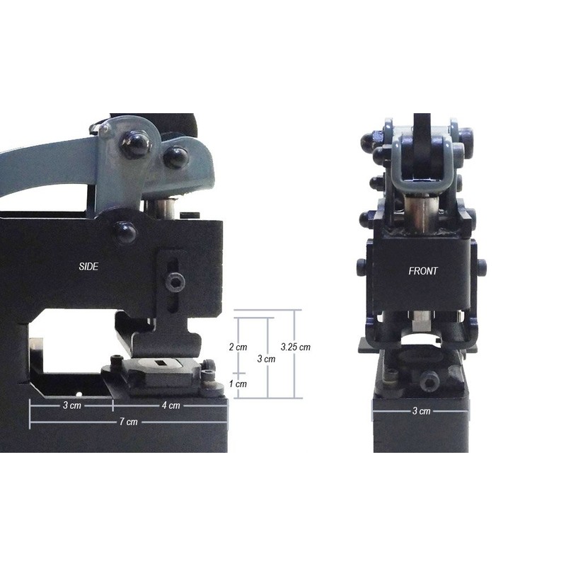 Mini Mighty Hand Punch Press with 2 Punch Tips 1,500