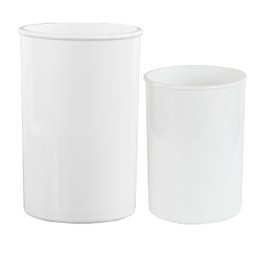 Reston Lloyd Multipurpose Utensil/Crock Holders Organize Wide Variety of Sizes of Utensils & Tools, Includes Large, & Miniature, White