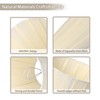 6 Pack Pleated Clip-On Lamp Shades for Chandelier Small Beige
