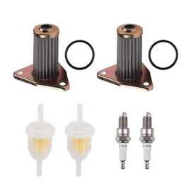 AloneGoer 26591G01 Oil Filter 26710G01 O-Ring Compatible with 1991-2008 295cc 350cc 4 cycle Robins Bunton Bobcat Ryan EZGO TXT MEDALIST Motor Golf Cars 72084-G01 26591-G01 FIL-0003