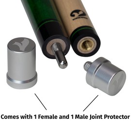 Viking Valhalla Metal Pool Cue Joint Protectors, Fits 5/16" x 18 and Valhalla Pool Cue Full Thread Pin and Insert, Accessories, Billiards Pool Accessories