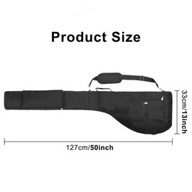 MAYOKIAAR Golf Bag – Foldable Pencil Golf Travel Bag, Lightweight Waterproof Carry Case for 8–10 Clubs, Easy to Carry and Store, Ideal for Men & Women, Black