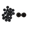 200 Black Sponge Headphone Covers, Replaceable Headphone Sponge Covers, Foam