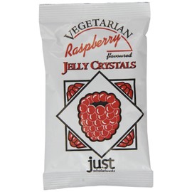Raspberry Jelly Crystals with Sugar (Just Wholefoods) 85g