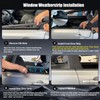 KAFKOF Window Molding Trim Seal for Honda Civic 2016-2021 Accessories,