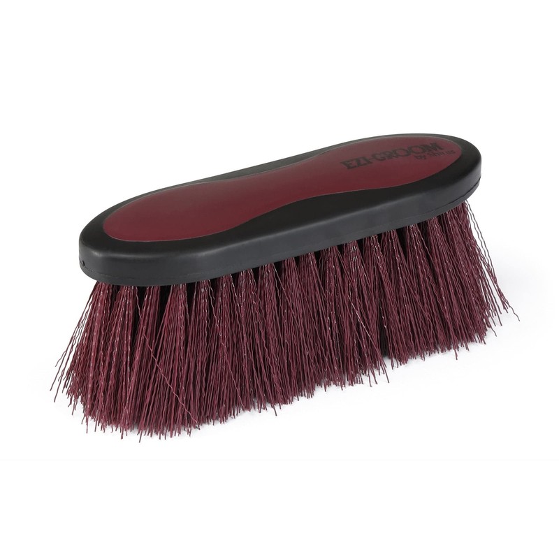Shires 1490 Ezi-Groom Long Bristle Dandy Brush Bright Pink