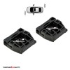 Chrome4urAuto For Maserati Quattroporte Window Regulator Repair Clips Front Left