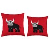 Toro Bravo Throw Pillow