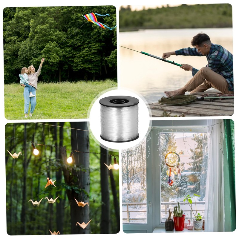IWOWHERO Invisible Fishing Wire 200m Nylon Fish Line High Strength