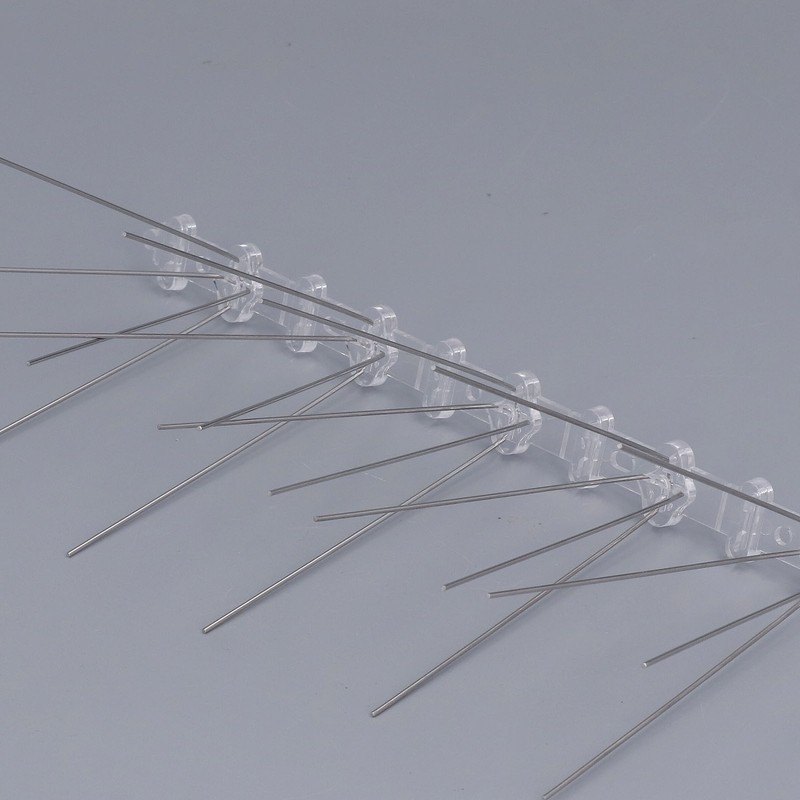 Bird Spikes 304 Stainless Steel Wire Rust Proof Plastic Base