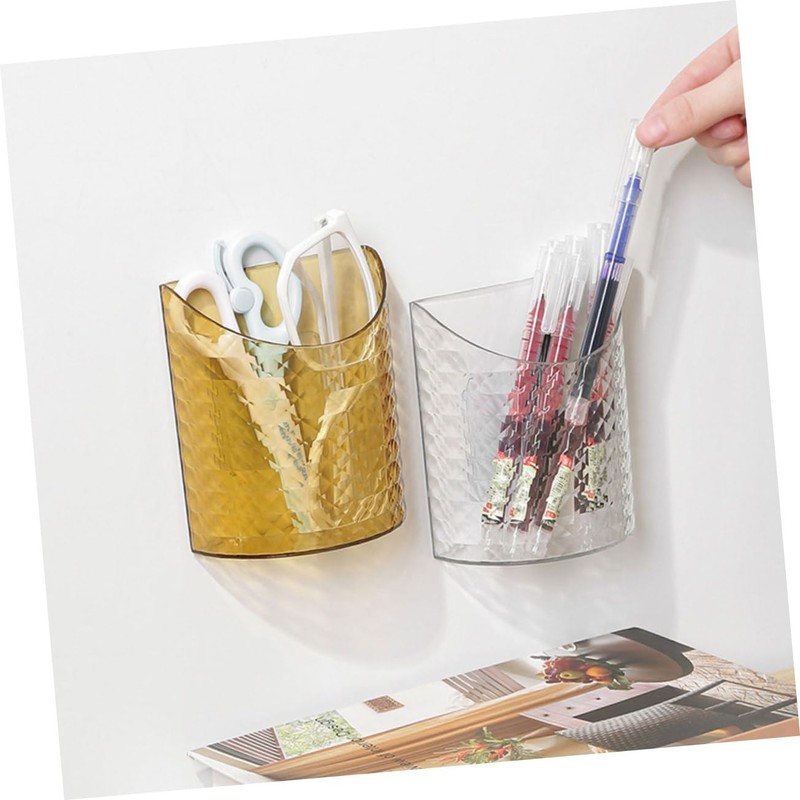 VILLFUL 6pcs Phone Remote Control Holder Wall Mount Organizer Remote