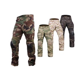 Emerson Airsoft Hunting Tactical Pants Combat Gen3 Pants with Knee Pads (US, Alpha, Large, Regular, Regular, Multicam Black)