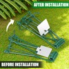 8 Pack Gopher Trap Reusable Mole Trap Easy Set Metal