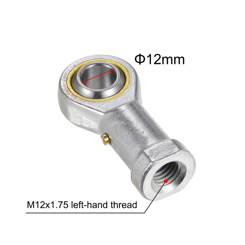 uxcell 4pcs PHSA12 Female Rod End Bearing M12 Bore and