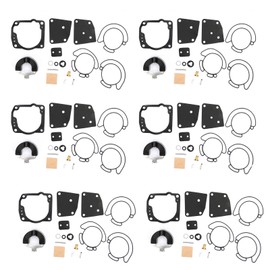 Artudatech 6pcs Carburetor Kit for Johnson Evinrude V4 V6 90 115 125 150 175 HP 438996 18-7247