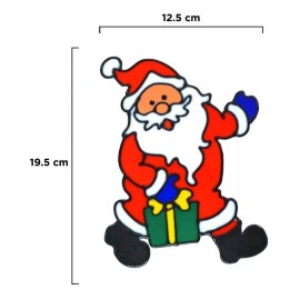 Jands Pegatinas De Gel Navideñas 19 Cm Adornos Navideños 5pz