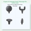 Mini Massage Gun Intelligent USB Portable Adjustable 12 Gears Percussion