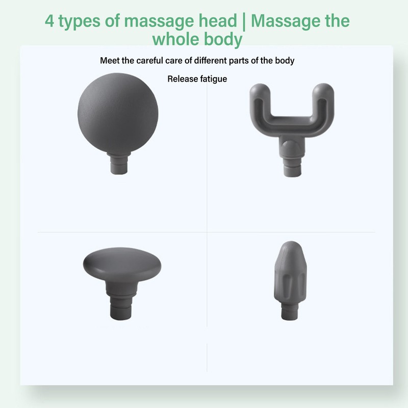 Mini Massage Gun Intelligent USB Portable Adjustable 12 Gears Percussion