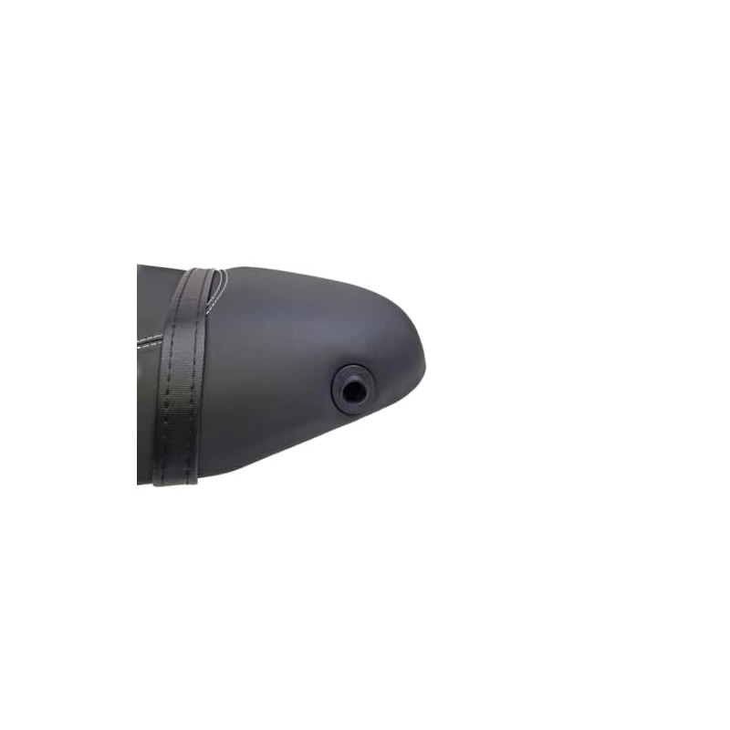 Driver's Seat Black with White Stitching Suitable for Piaggio Zip