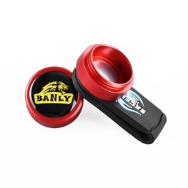 Banly Pool Chalk Holder with Fixed Belt Clip, Portable Magnetic Clip Pocket Chalker, Mini Chalk Holder Pool Billiards, Pool Cue Chalk Case Container Box for Billiard